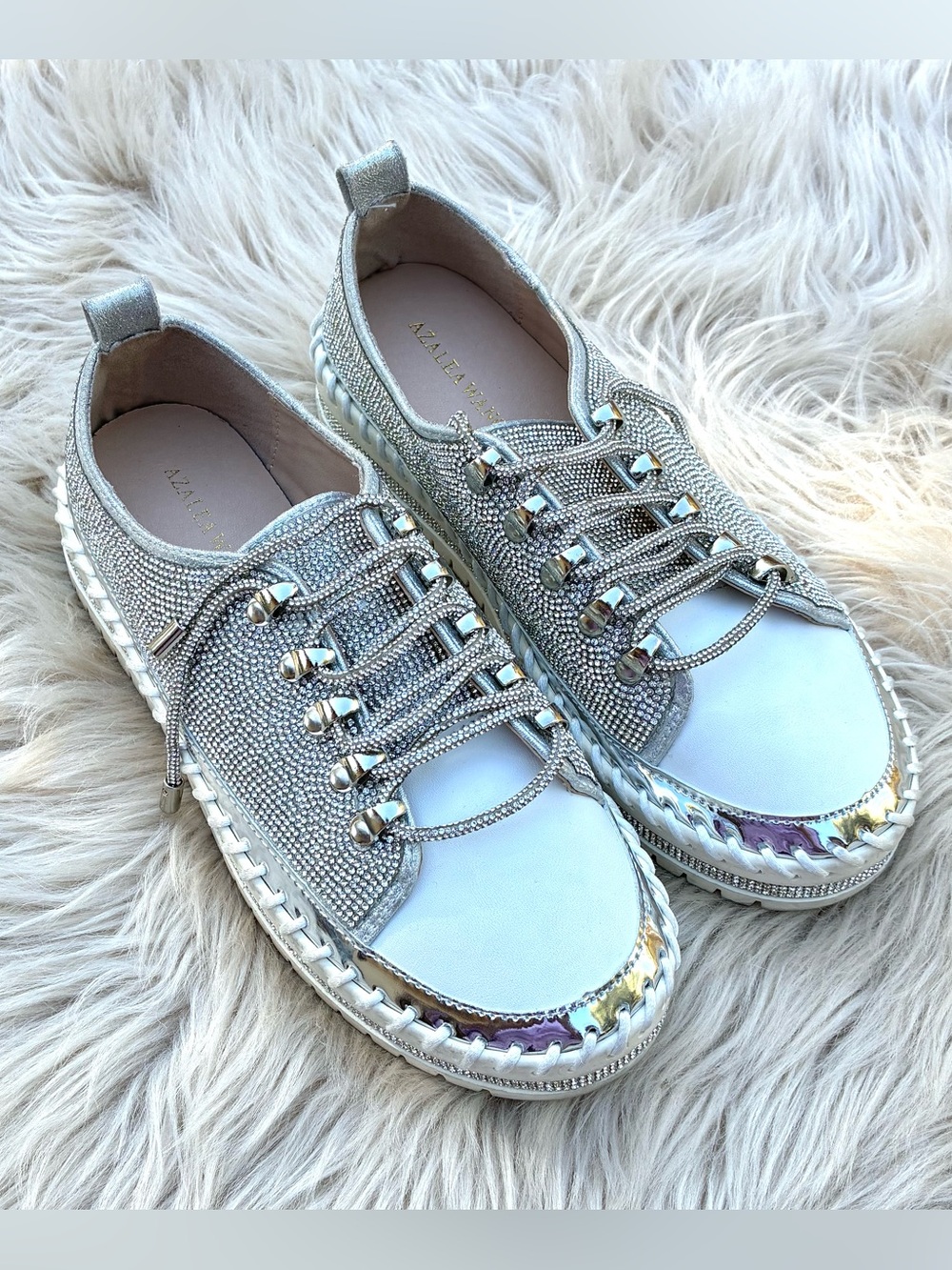 Azalea Wang EUC Gracelynn Platform Sneaker Womens Sz 7